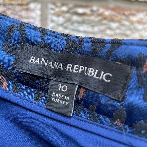 Blue Leopard Print Mini Skirt - Picture 14 of 14